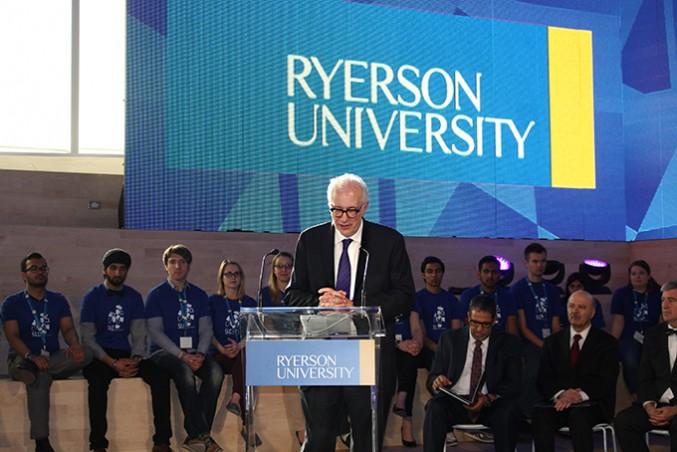 Ryerson’s president Sheldon Levy