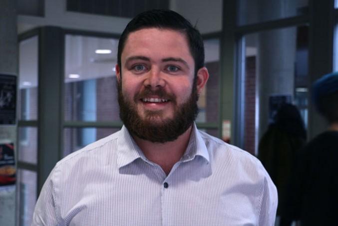 Last year’s RSU vice-president education, Jesse Root. PHOTO: Rob foreman