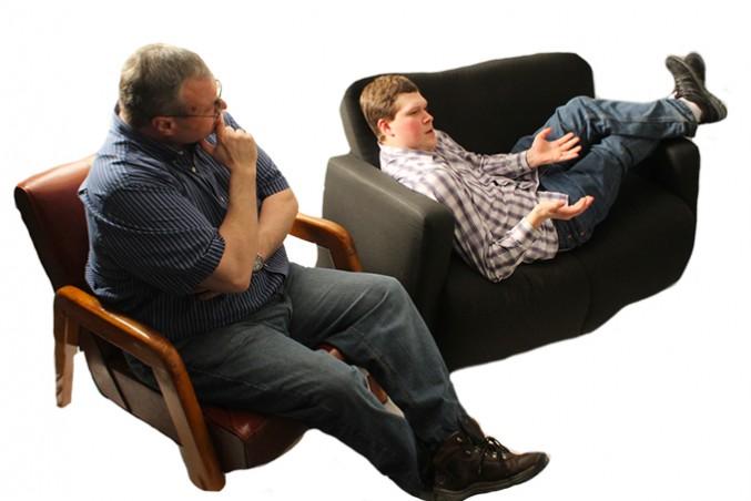 The new method consists of therapists going through a patient’s thought process to help work on their issues. PHOTO: Annie Arnone