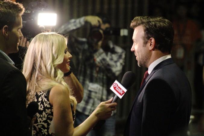 Jason Sudeikis interviewed at TIFF. PHOTO: IZABELLA BALCERZAK