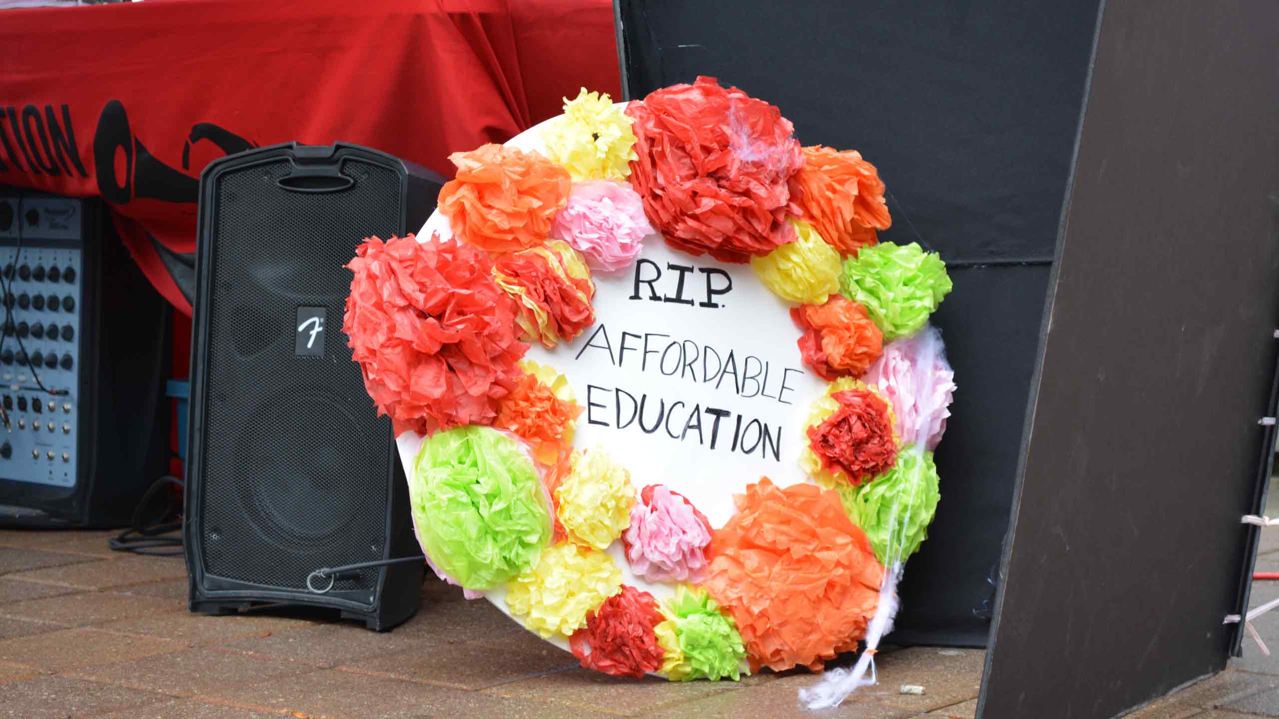 RIP affordable tuition. RIP financial security. FILE PHOTO