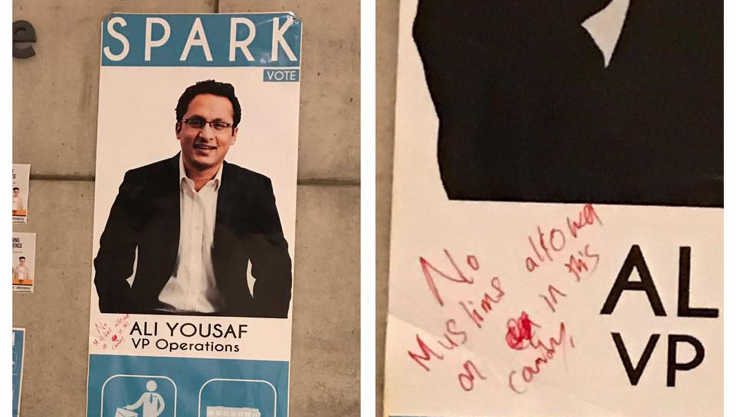 Posters. Posters are everywhere. PHOTO: Sarah Krichel