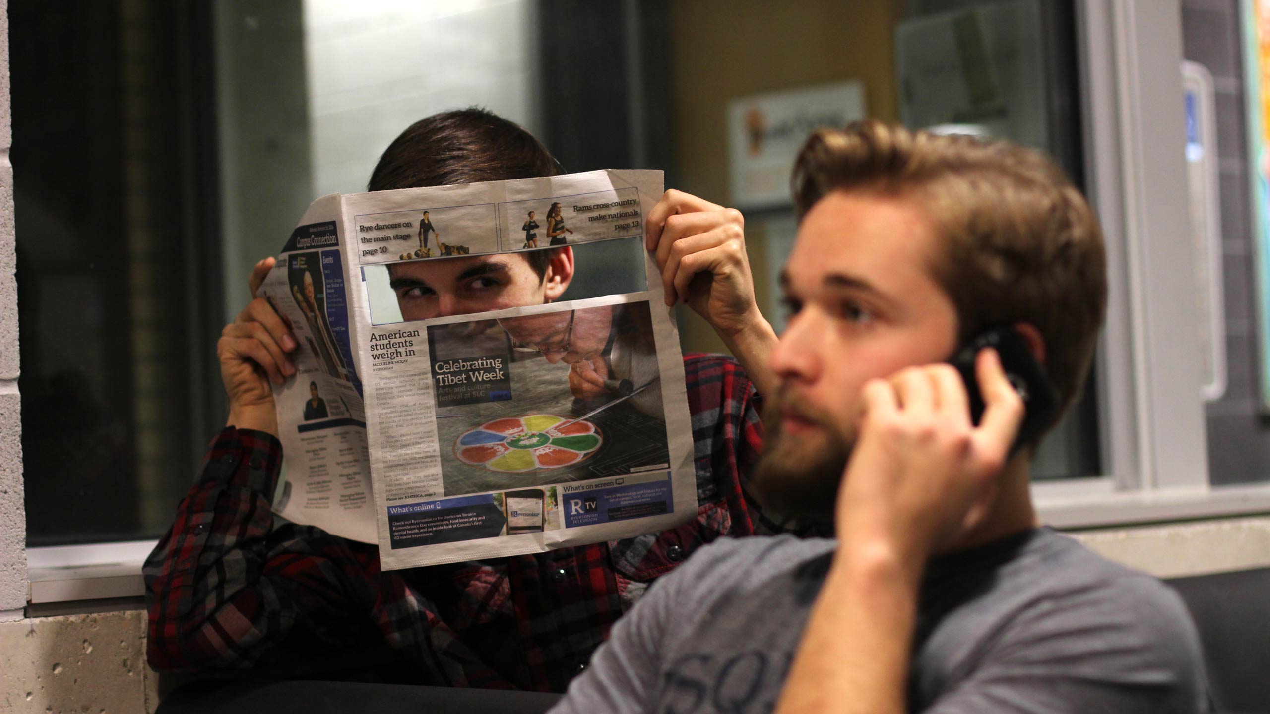 We make origami out of our enemies. PHOTO: DEVIN JONES