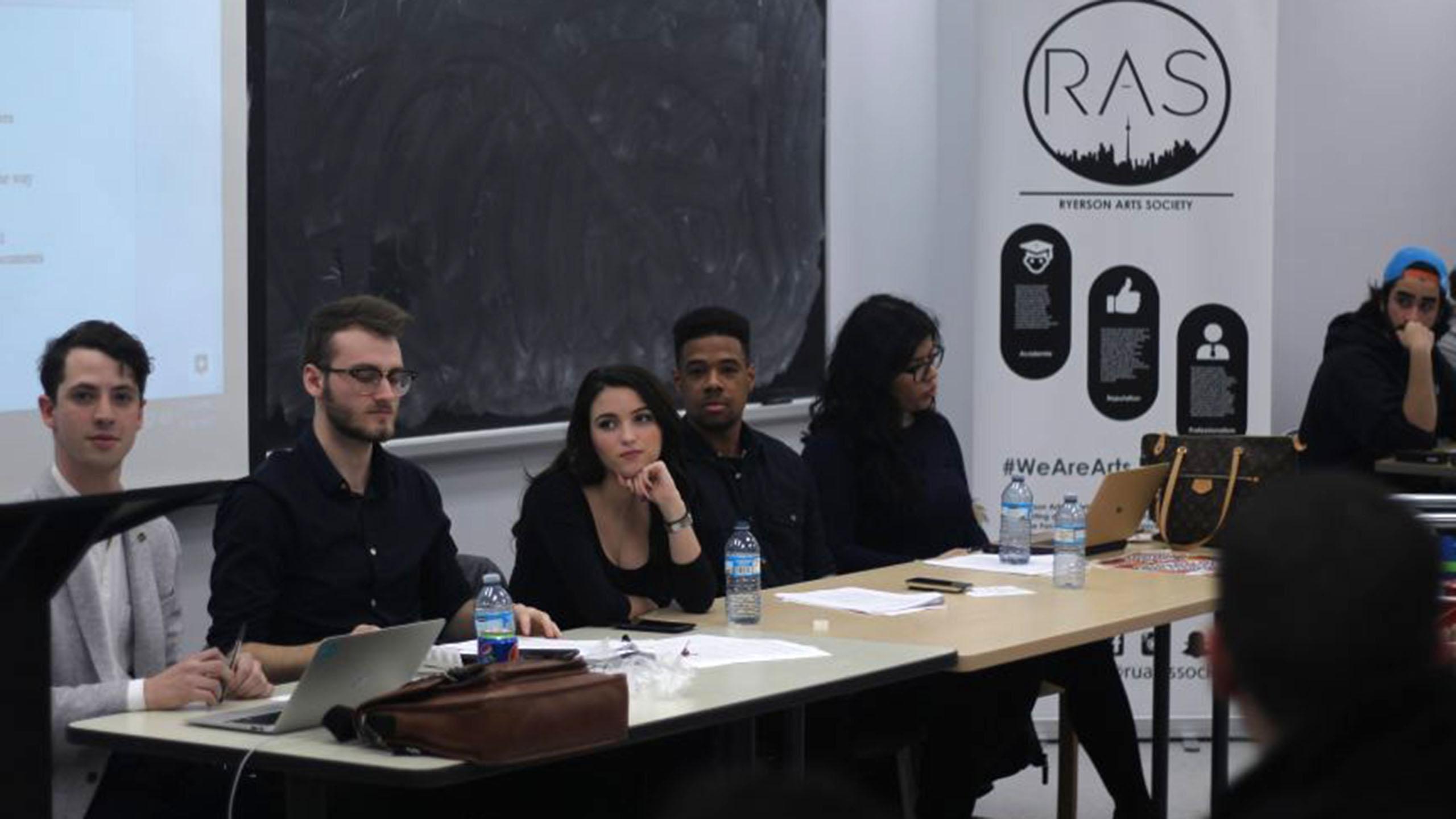 Representatives at the RAS meeting.