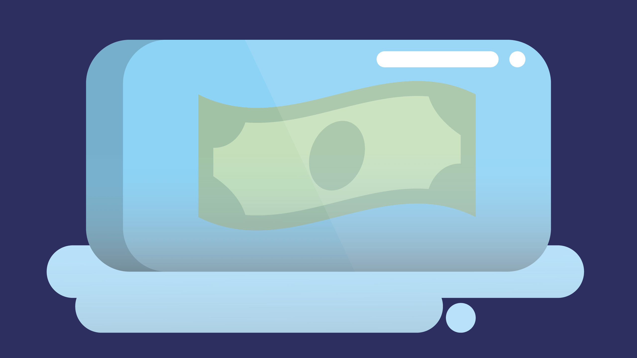 A money being freezed