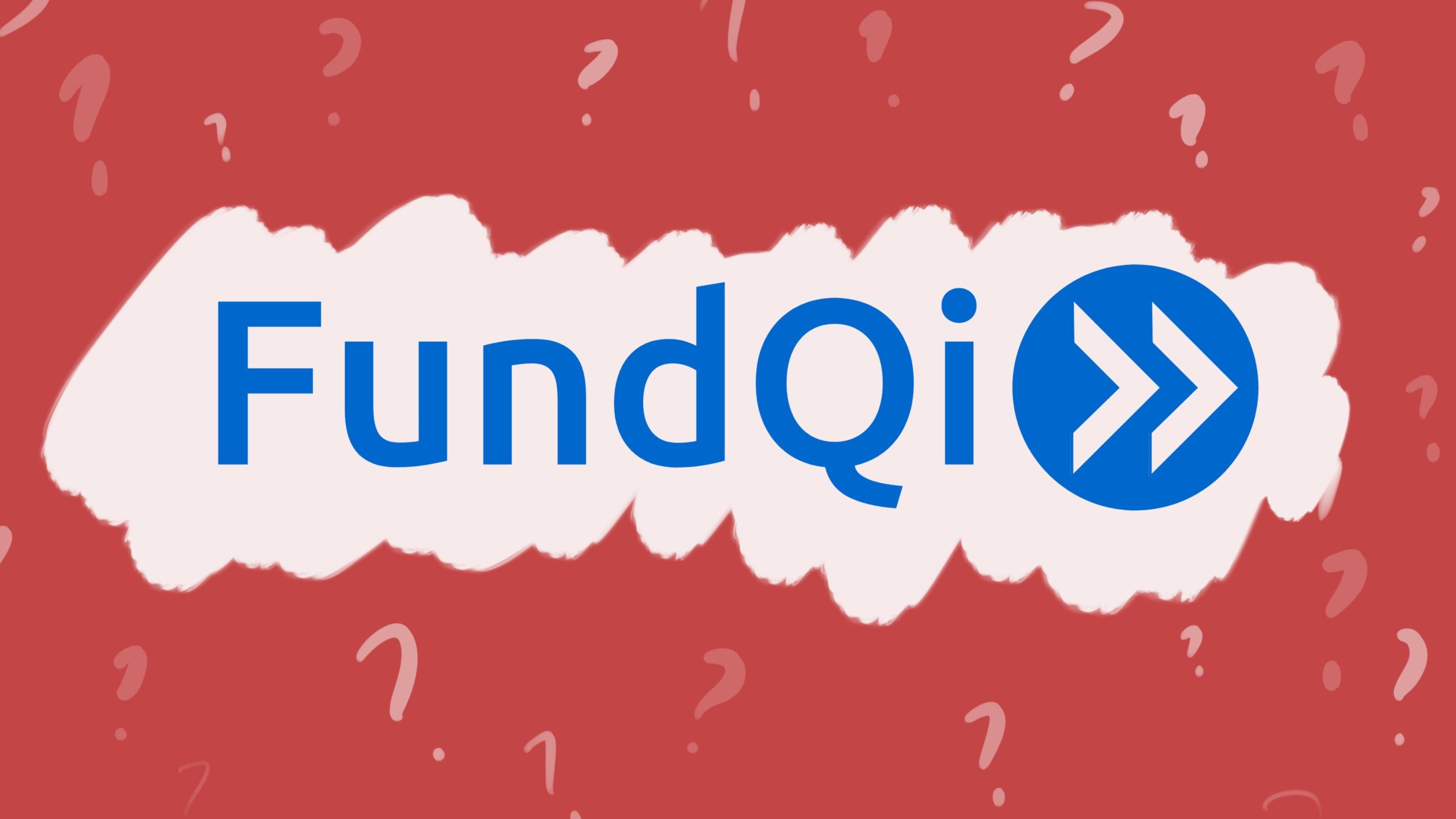 FundQi logo surrounded by question marks