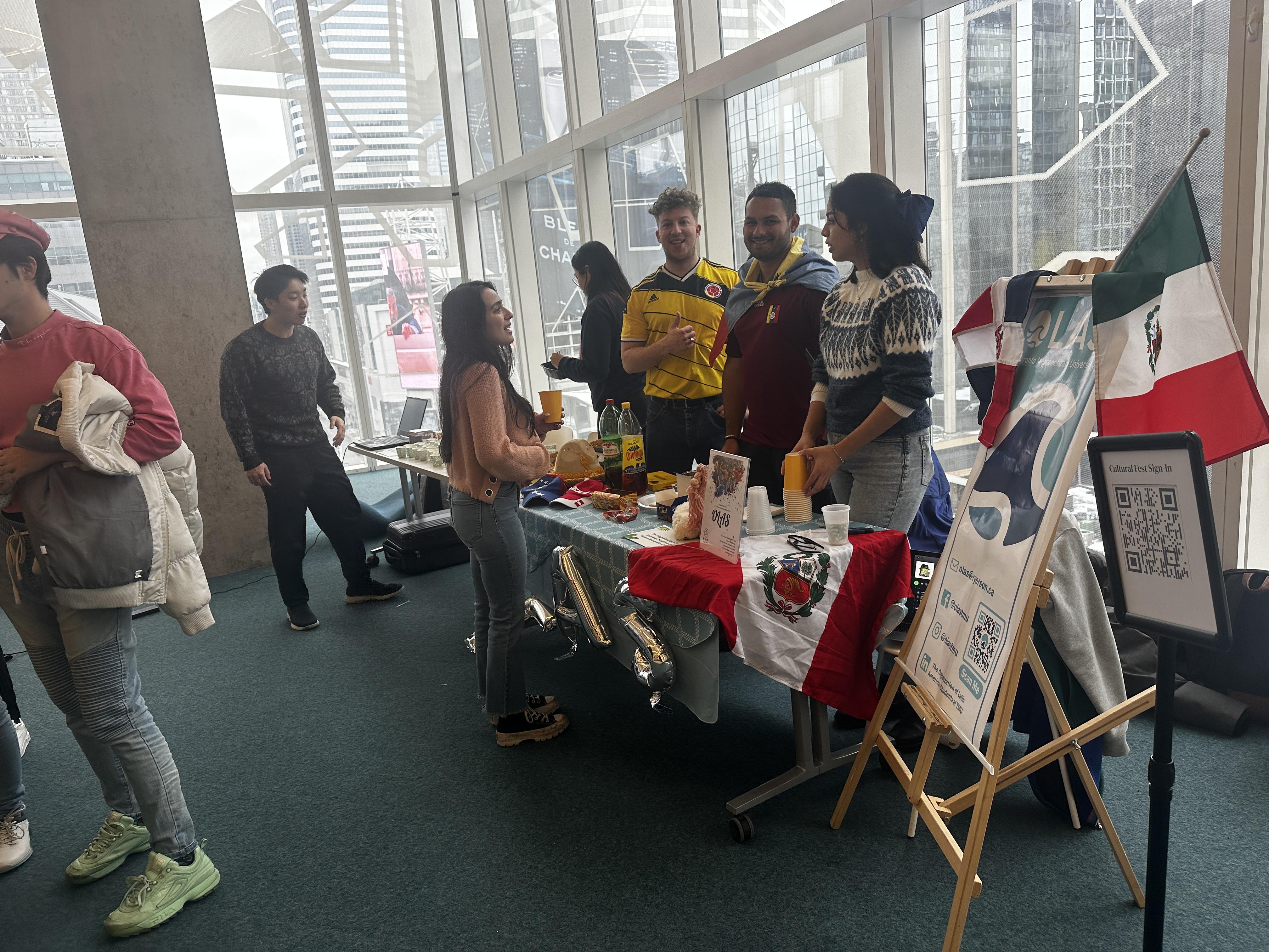 The Organization of Latin American Students introduces its organization to interested students.