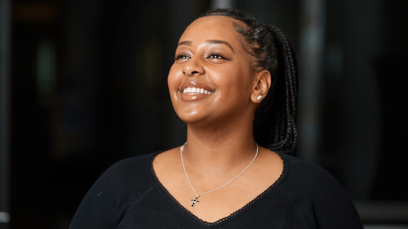 Close up portrait of Bana