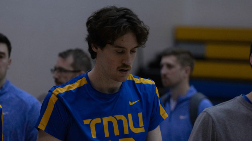 TMU Bold men's volleyball player Alex King