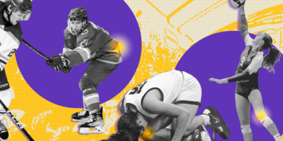 Composite of sports photos