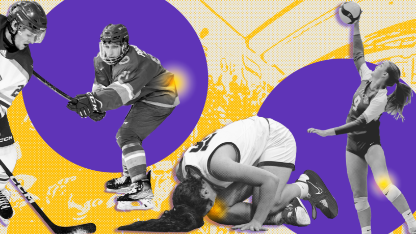 Composite of sports photos