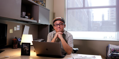 An image of Editor-in-Chief Joshua Chang smiling