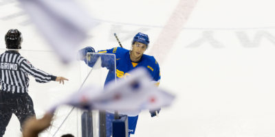 William Portokalis celebrates his goal