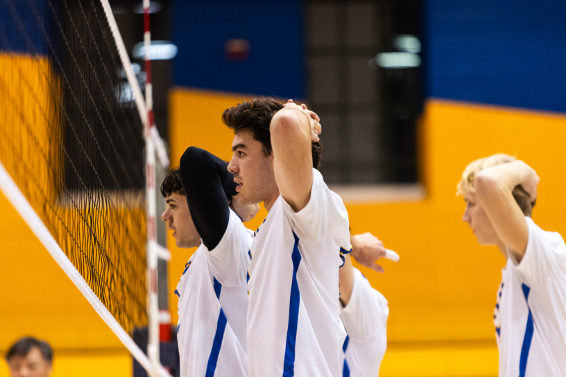TMU's front line prepares for the incoming serve