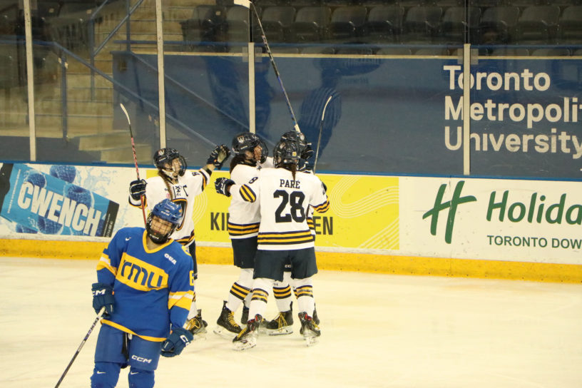 Windsor celebrates a goal