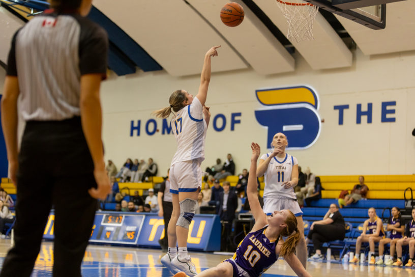 Catrina Garvey attempts to make a basket