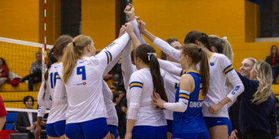 TMU celebrates their victory